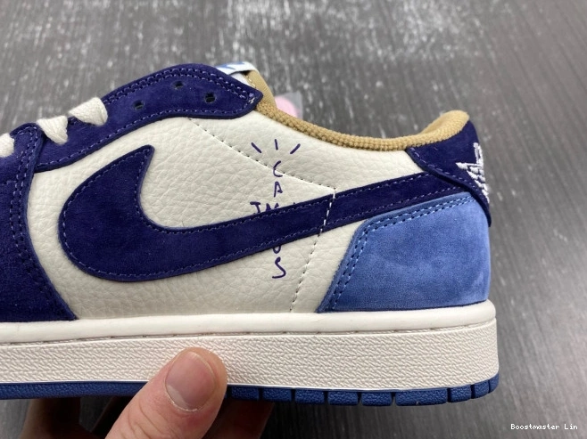 Bmlin shoes JORDAN X DM7866-808 CUSTOM AIR 1 TRAVIS SCOTT 0802